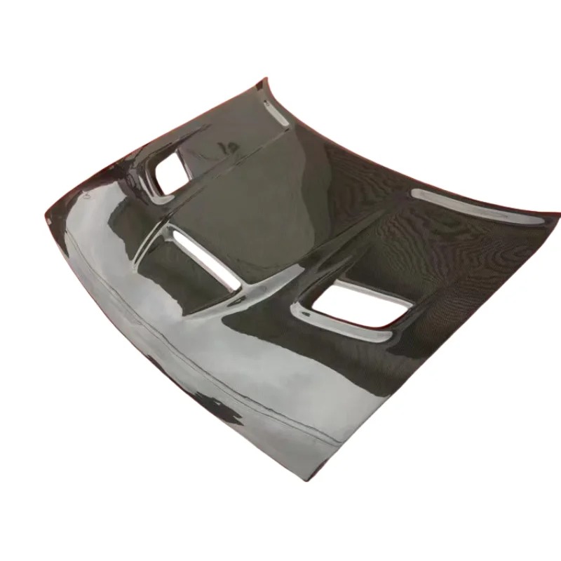 High Quality SRT Hellcat Style Carbon Fiber Engine Cover Hood 2008-2023 for  Challenger Bonnet Car Fenders